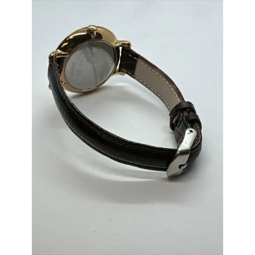 Fossil Jacqueline ES3435 Women’s Brown Leather Analog Dial Quartz Watch JNA353